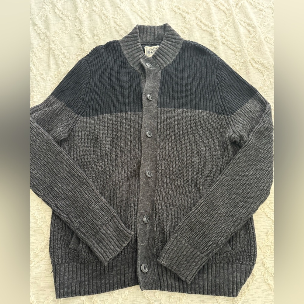 Converse Button Up Sweater